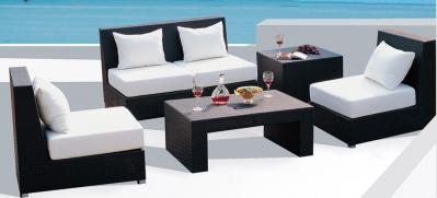 6pcs leisure rattan outdoor sofa sigle chairs loveseat end table coffee table  --9006