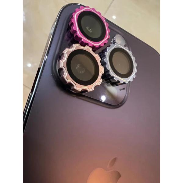 Película de vidrio de protección para cámaras de metal