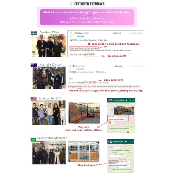 les panneaux de stalle de cheval de 10ft 12ft 14ft ont préfabriqué Bambo