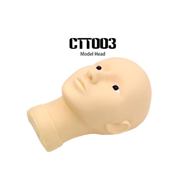 Смотрите на крася постоянную головку практики состава, мягкую модель головки резины 3D