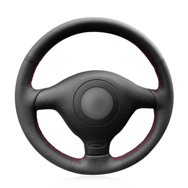 VW Golf 4 5 6 7 8 Plus Polo Bora Sharan Atlas Jetta Tiguan Caddy EOS Arteon Leather Steering Wheel Cover