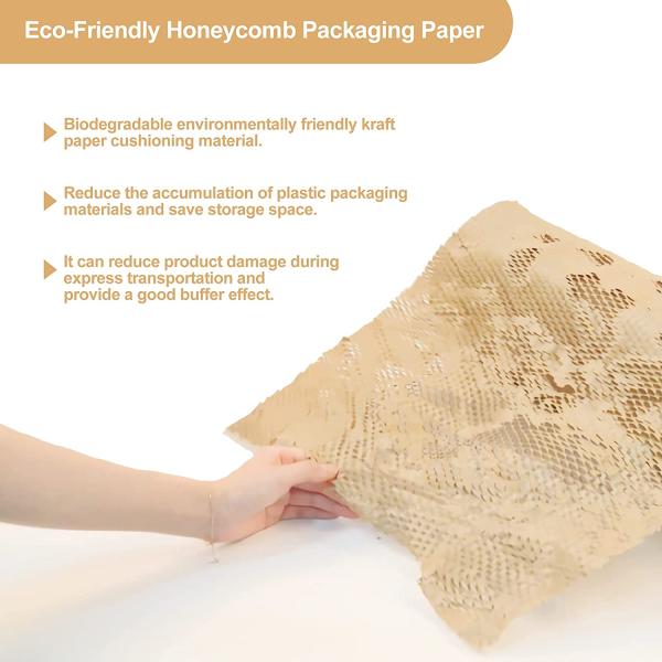 Creatrust Packaging Cushioning Wrap Pack Kraft Stuck Greaseproof Roll Other Chemical Honeycomb Paper