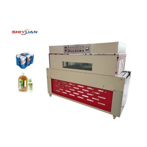 Easy Operate Shrink Wrap Packaging Machine , Heat Shrink Tunnel Machine For Bottles