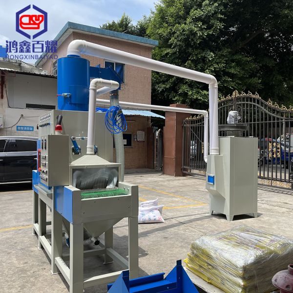 Automatic Conveyor Sandblasting Machine 6kw Sand Blast Equipment