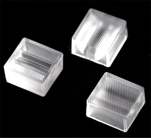 93% Transmittance PC/PMMA Single Lens, Waterproof, Uniform Facula, Multiple