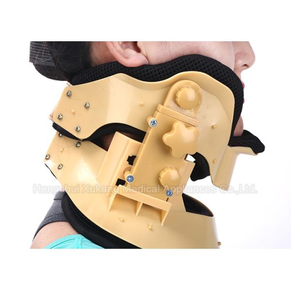 Yellow Cervical Collar Neck Brace , Medical Neck Collar For Cervical Spondylosis