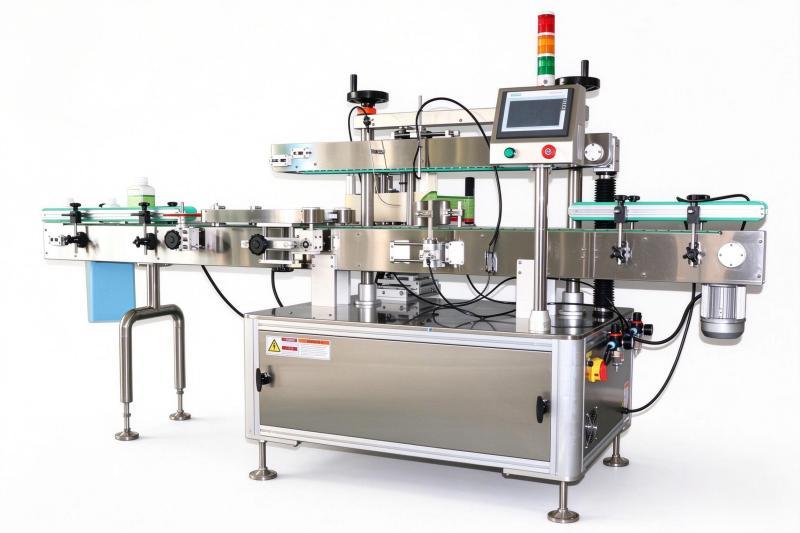Four Side Labeling Machine Food Application Packaging Labeling Machine