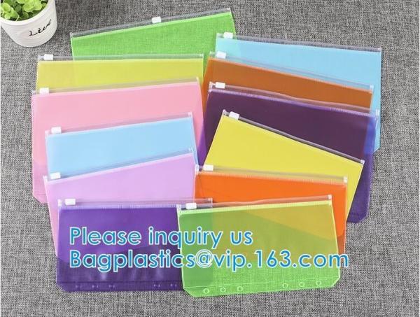 Clear Documents Files Holder Bags, Custom Logo, File Holder, Travel Pvc Cosmetic Bag Promotional Travel Plastic Bag