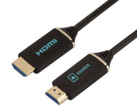 3D 18Gbps 4k Hdmi Fiber Optic Cable Shielding Braid Wire Active Power