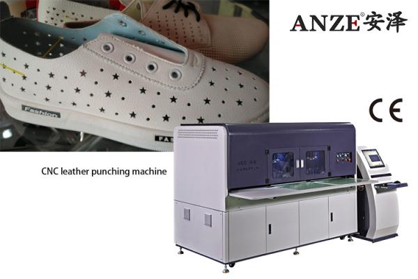 CNC Shoe Upper Leather Hole Punching Machine 2kW 220VAC 50 60Hz Available