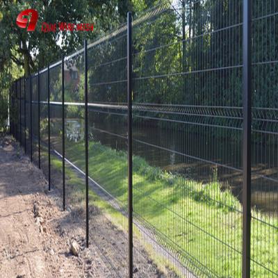 Galvanized Wire Mesh 6 Gauge Panel Security Bending Garden Mesh Welded Curved 3D Fence