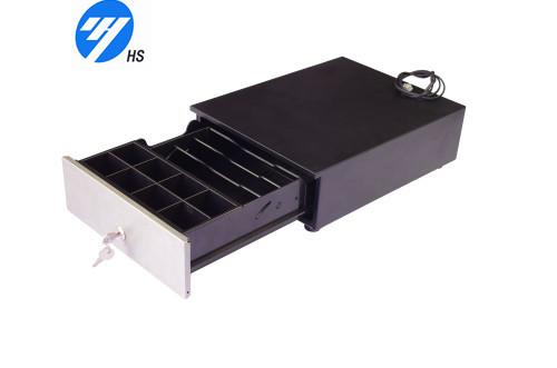 Mini 240 Compact Lockable Electronic Cash Drawer 3 / 4 / 5 Bill / 8 Coin