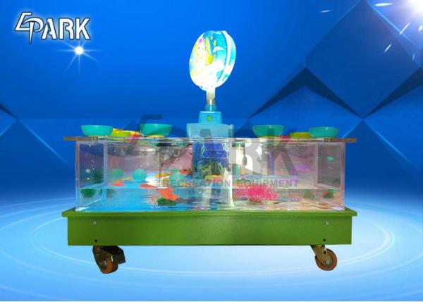 Indoor Amusement Water Kids Fish Game Machine / Pond Entertainment Equipment