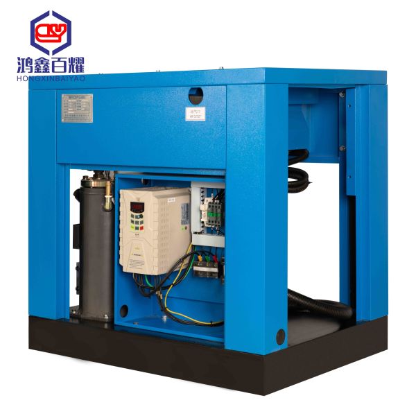 Rotary Screw Air Compressor Low Noise AC Power Lubricated