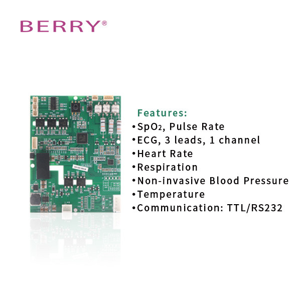 Подгонянный модуль с Spo2, частотой пульса, ECG, дыханием, тарифом сердца