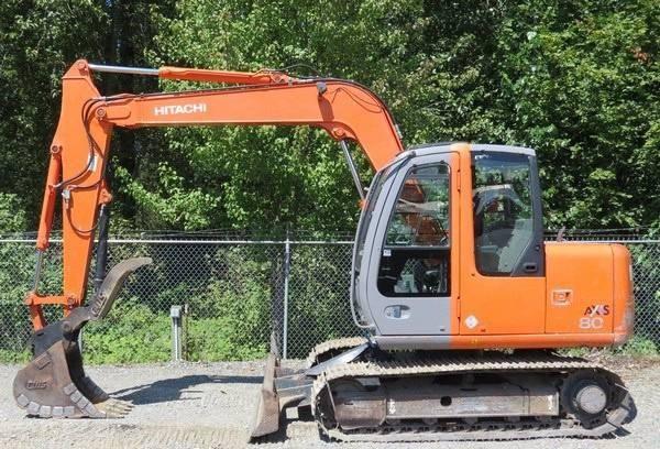 Mini used hitachi zx80 zx70 zx60 excavator for sale