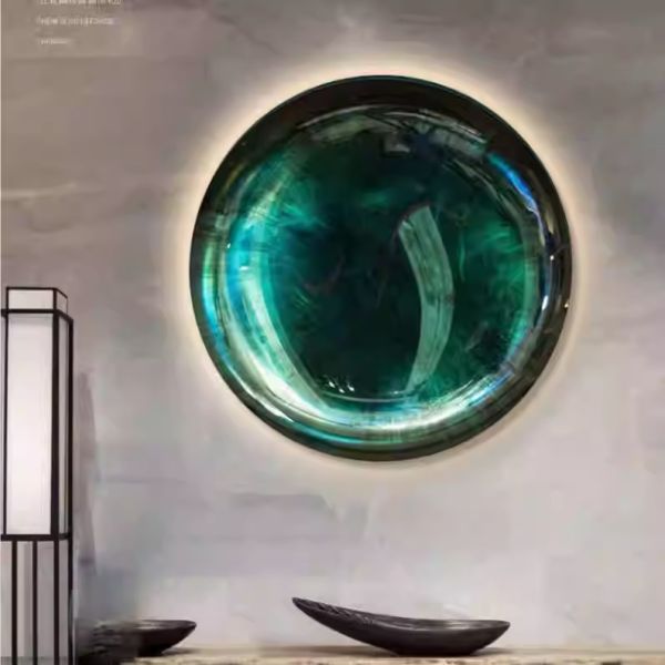 Pop Modern Home High Quality Glass Mirror Metal Wall  Art Decor Sculpture for Sale