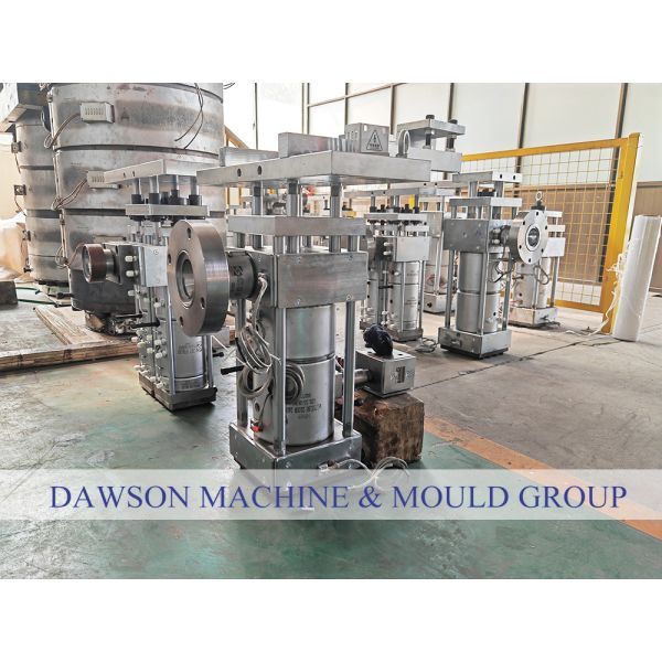 Accumulator Type Single Layer 50L Plastic Drum Making Extrusion Blow Molding Die Head