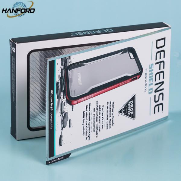 Dustproof Varnishing Mobile Phone Box Packaging , Ultralight Cell Phone Gift Box