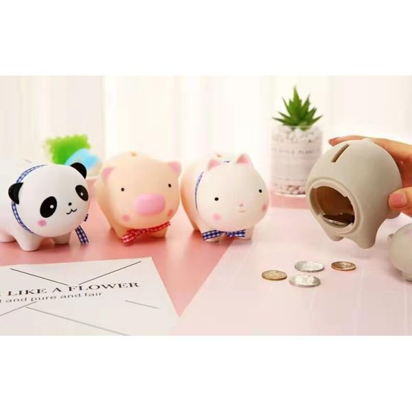 Small Size 13x15cm Money Piggy Bank CE FCC ROHS certification