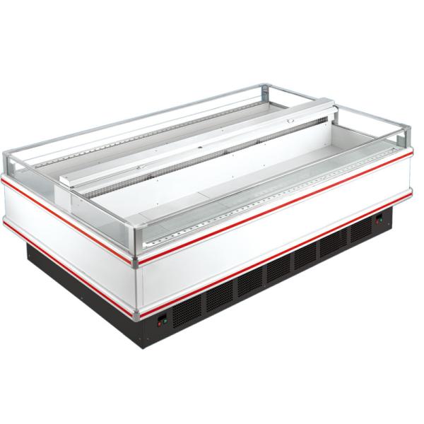 Замораживатель красного острова супермаркета R22 коммерчески для рынка/розничный