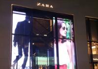 High Brightness P5 Transparent LED Screens Glass Video Wall For Shopping Mall Ads