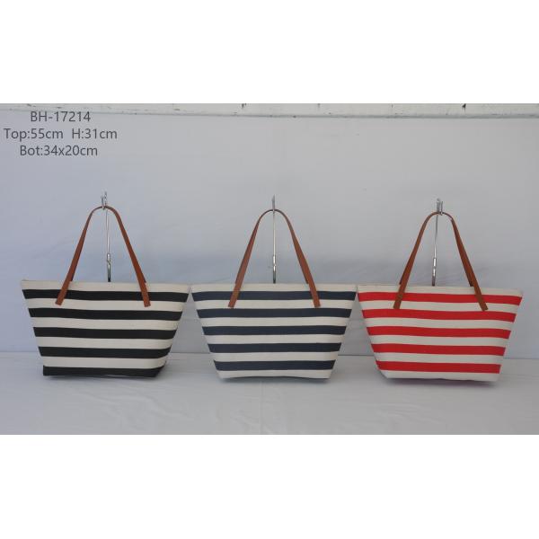 Two Straps Woven Straw Beach Bucket Bag for Large Capacity Vacation Leisure