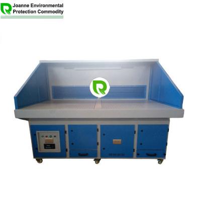 Explosion proof Extraction Table 2m Long 2.2kw Downstream Dust Table For Dust Extraction