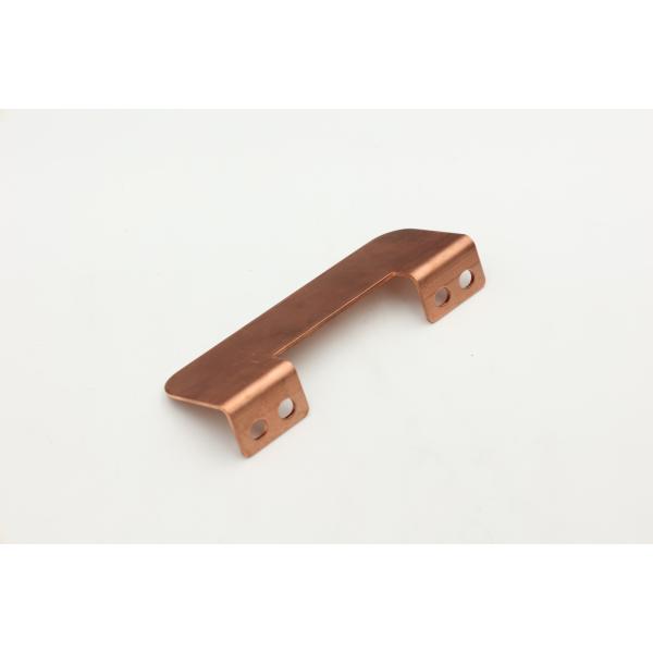 Precision bending copper module connected to copper bar electroplated nickel stamping parts