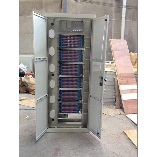 19'' 144 Core Fiber Optic Distribution Box with Steel Material for Secure Fiber Protection