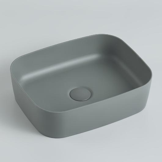 Modern Design Rectangular White Color Lavatory Bathroom Apartment Sink Lavatory Wash Basin