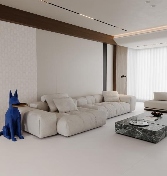 Beige 600x1200mm AAA Grade Porcelain Floor Tile