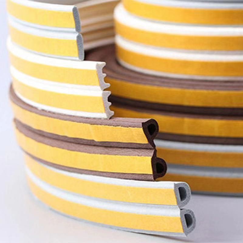 Epdm Rubber Door Window Frame Seals Foam Weather Stripping Sound Proof Sealing Strips Draught