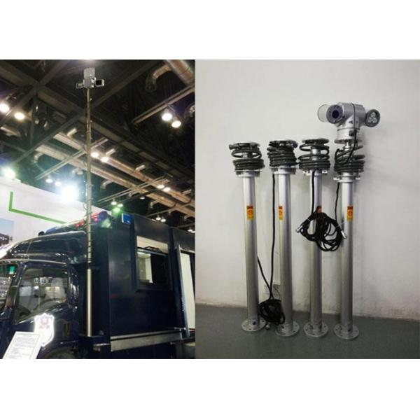 Поляк рангоута Okaf мобильный пневматический телескопичный со сплавом пневматического насоса алюминиевым