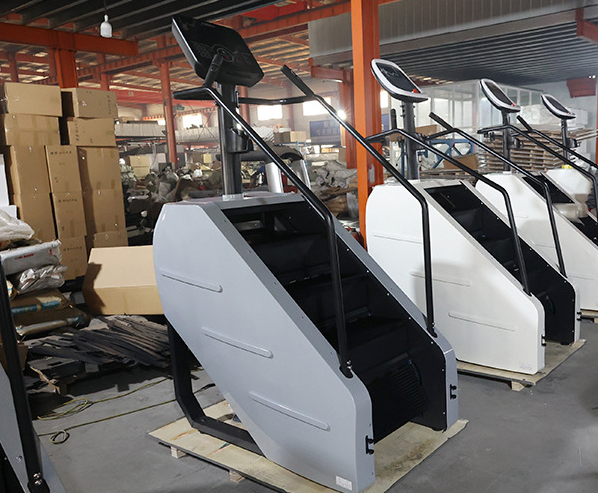 Commercial Cardio Stair Climbing Machine Electric Stair Master Gym Equipment Stair Climber Machine