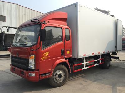 -20 °C 3 tons FRP Refrigerator box Trucks 5 to 7 cbm for Africa