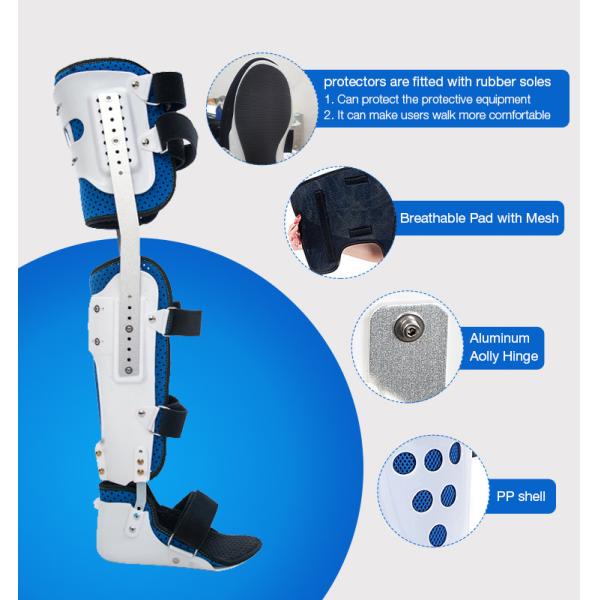 Knee Ankle Foot Orthosis Knee Joint Support Leg Fracture Orthopedic