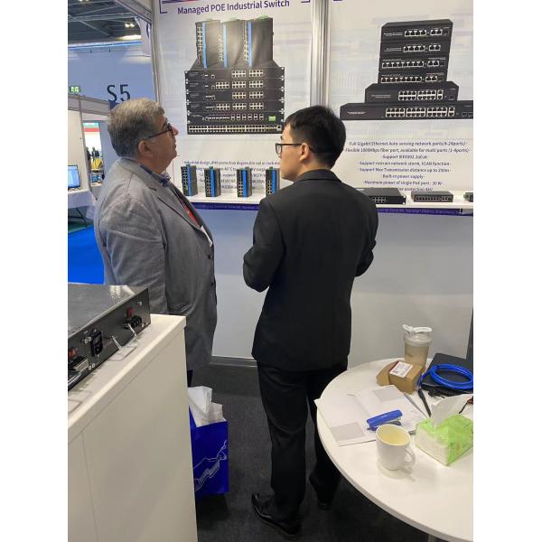 16 Port Gigabit Managed PoE Switch 802.3at Standard 8 Optical SFP Slots 240W Budget