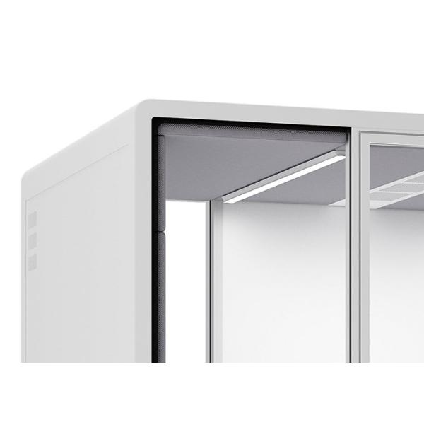 Алюминиевая рама Акустическая панель Сталь SL Размер Звуконепроницаемый офисный стенд для 2 человек Лицом к лицу