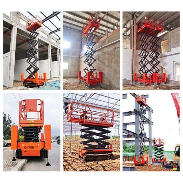 2 tonnes d'ascenseurs électriques Plateforme de travail Ascenseur à ciseaux auto-propulsé