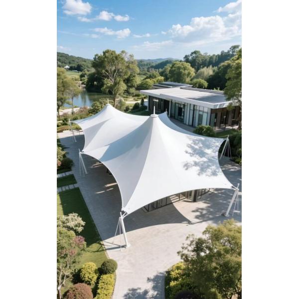PVDF Waterproof Membrane Structured Tent For Hotel Tent And Family Resort
