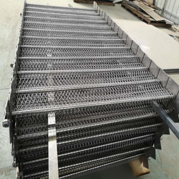 1490mm Width Corrosion Resistant Stainless Steel Conveyor Belt with High Temperature Resistance for Mesh Belt Dryer