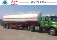 Remorque de camion de carburant d'acier au carbone capacité de 40000 litres avec des axes de BPW