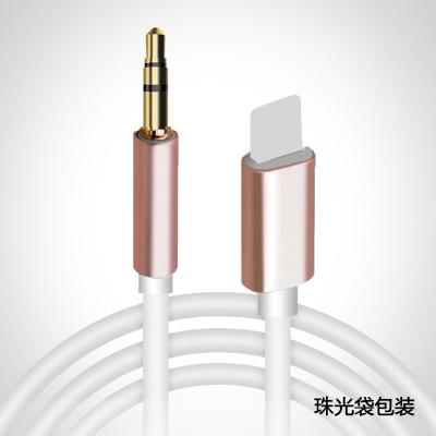 IOS 3.5mm audio auxiliar 14 100cm de Jack Splitter do fones de ouvido do cabo 3.5mm da trança de nylon