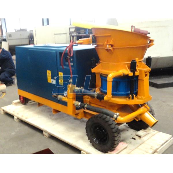 Big Diesel Dry Shotcrete Machine / Cement Concrete Shotcrete Equipment For Tunnel