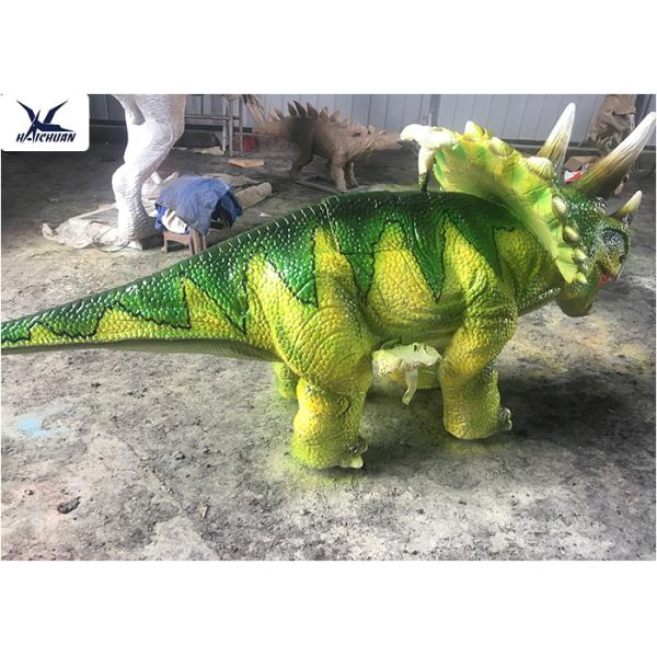 Kiddie Animatronic Walking Large Ride On Dinosaur Theme Park Game Center