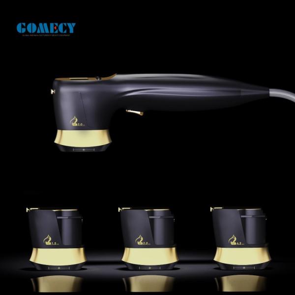 Gomecy 22D HIFU Face Lift Body Fat Melting 5 Cartridges Beauty Machine with 4MHz Power Frequency and 13.3 Inch Screen Size