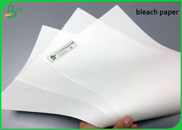 O rolo Compostable inteiramente bio do papel do descorante 70gsm para o empacotamento afastado ensaca