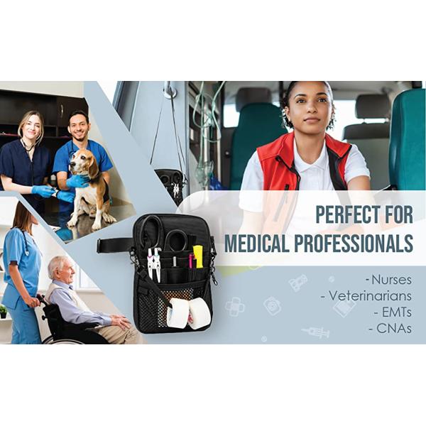 Waist Pack Nurse Pouch For Women Men, Nurse Tool Belt Nurses Bag, Utility Storage, Medical Gear Pockets