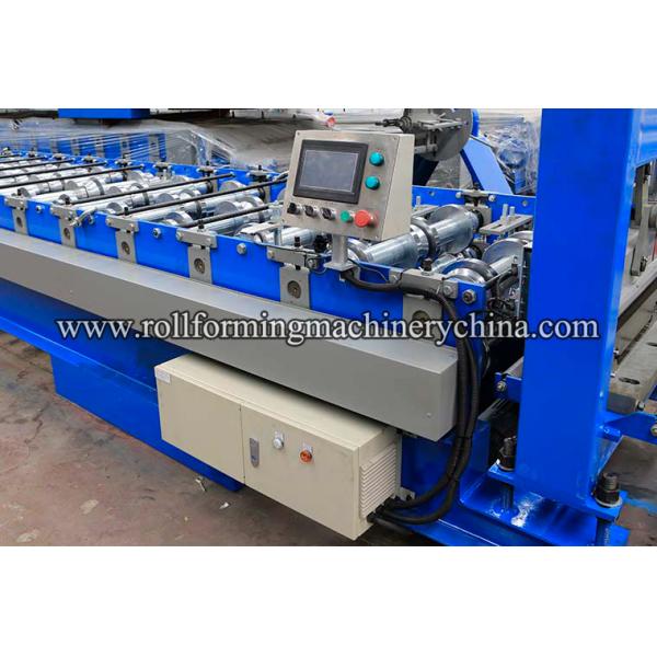 8.4*1.45*1.2M Cold Joint Hidden Roof Panel Roll Forming Machine PLC Control